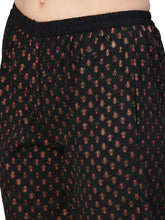 Black Printed Pathani Kurta Sets-AHKUPN-Combo-155